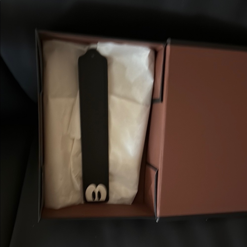 Coach Black Bookmark